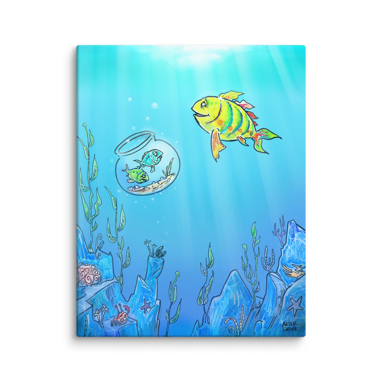 This is Water Canvas Print