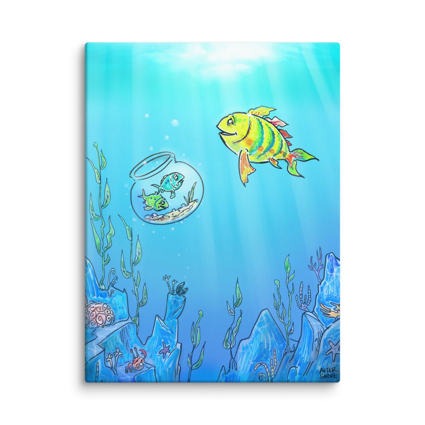 This is Water Canvas Print