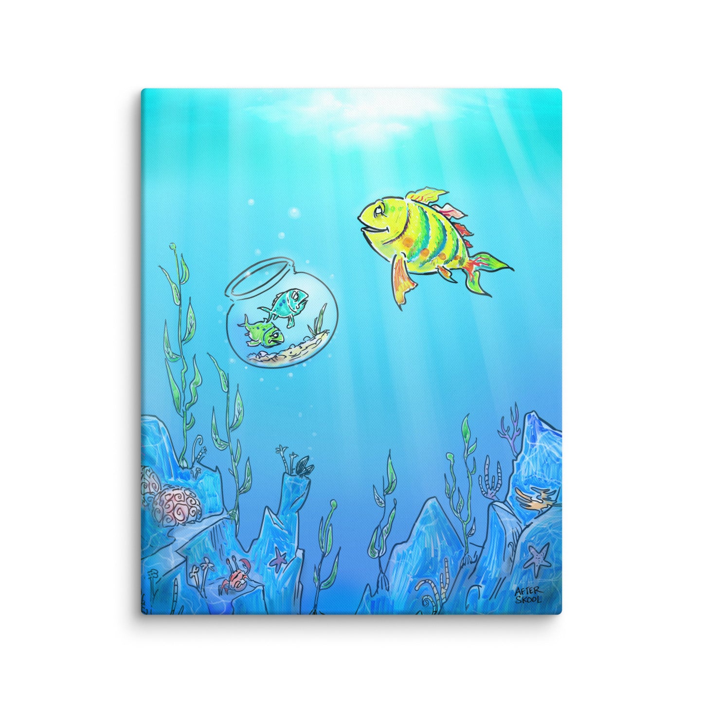 This is Water Canvas Print