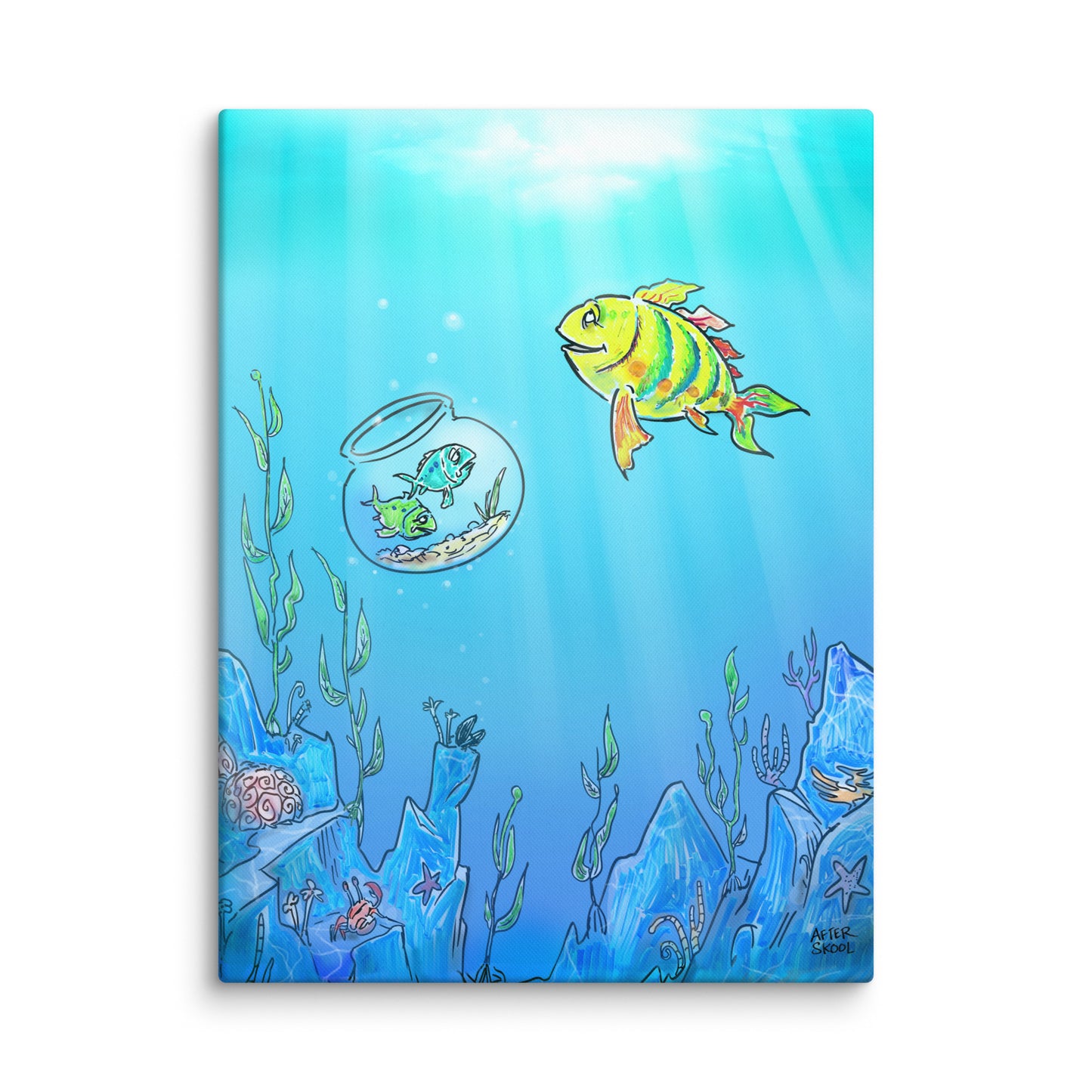 This is Water Canvas Print