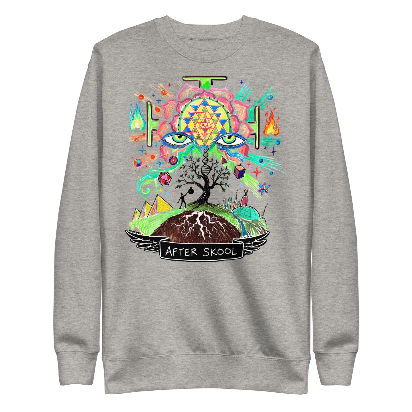 Welcome to the Present Unisex Premium Sweatshirt (Light Version)