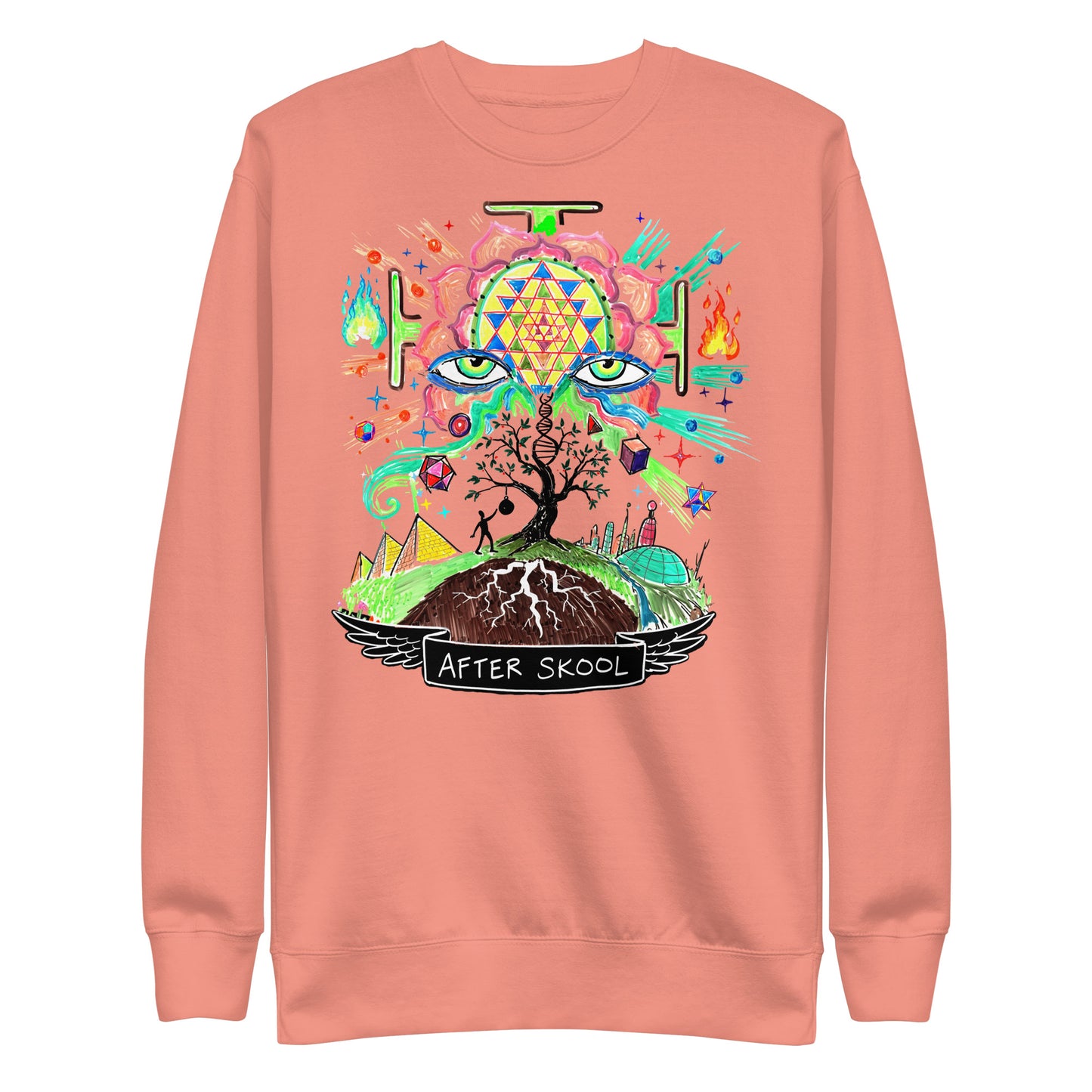 Welcome to the Present Unisex Premium Sweatshirt (Light Version)