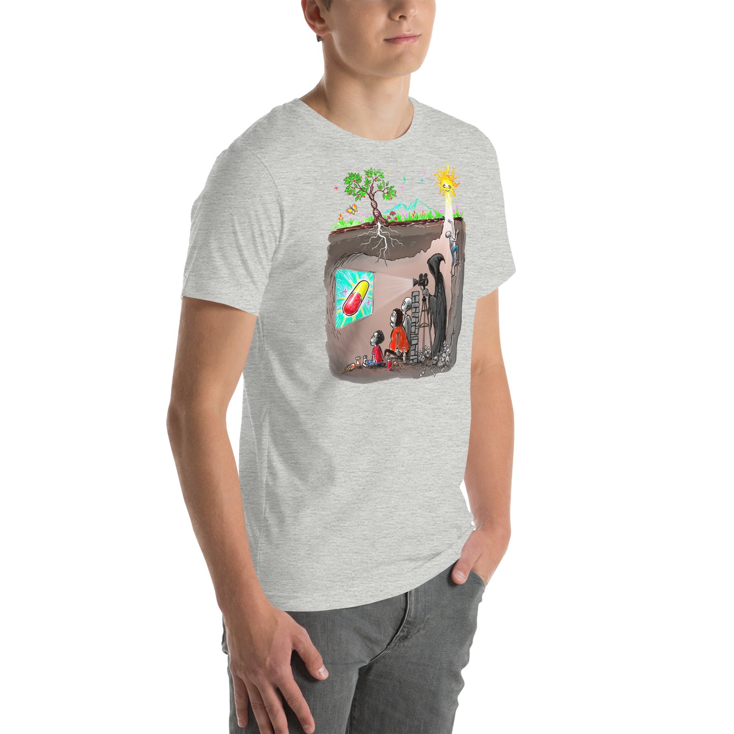 Plato's Cave Unisex t-shirt