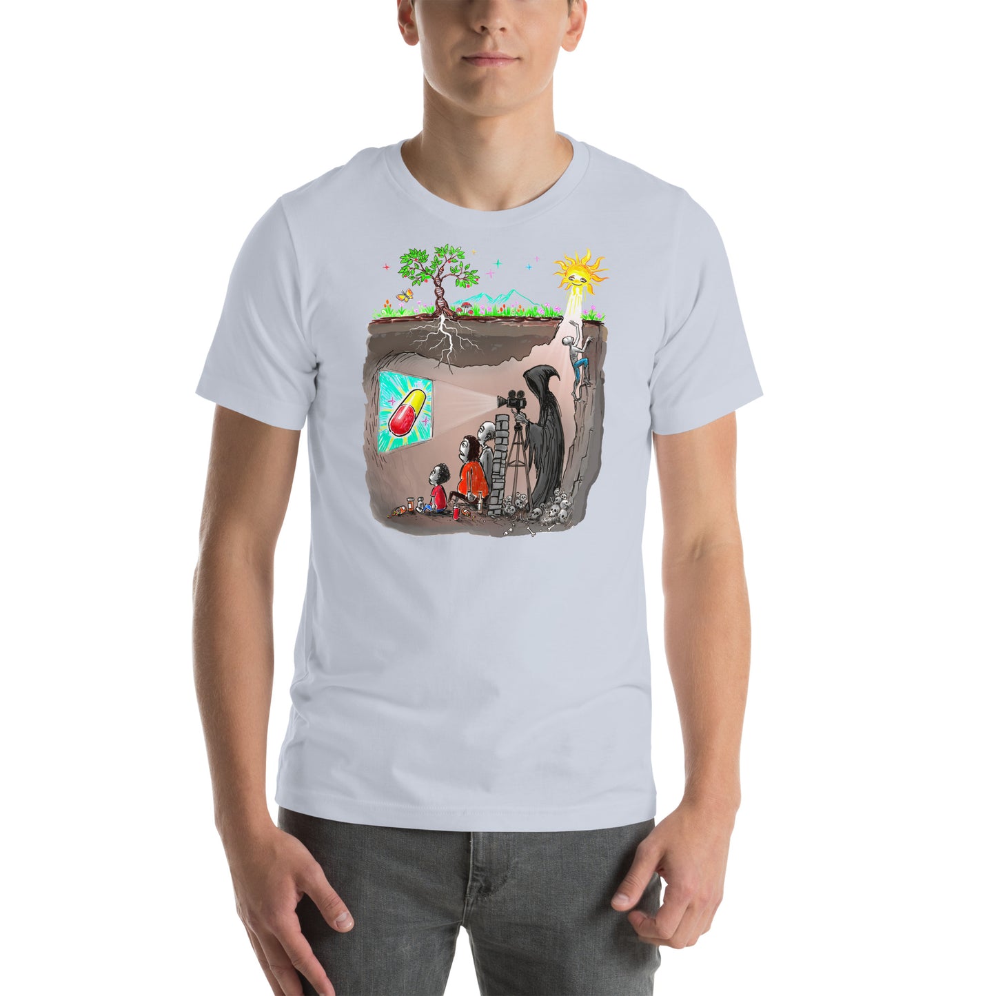 Plato's Cave Unisex t-shirt