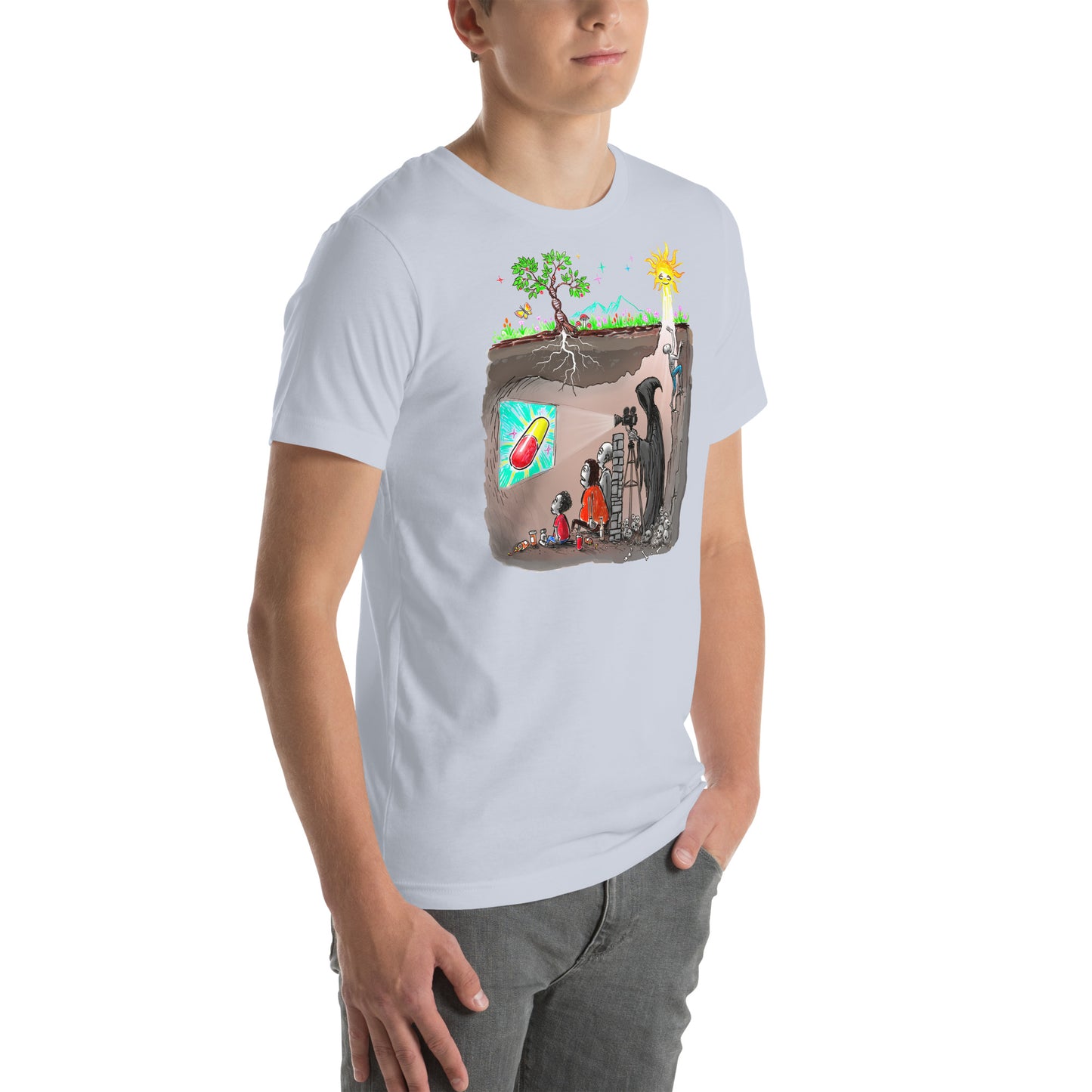 Plato's Cave Unisex t-shirt