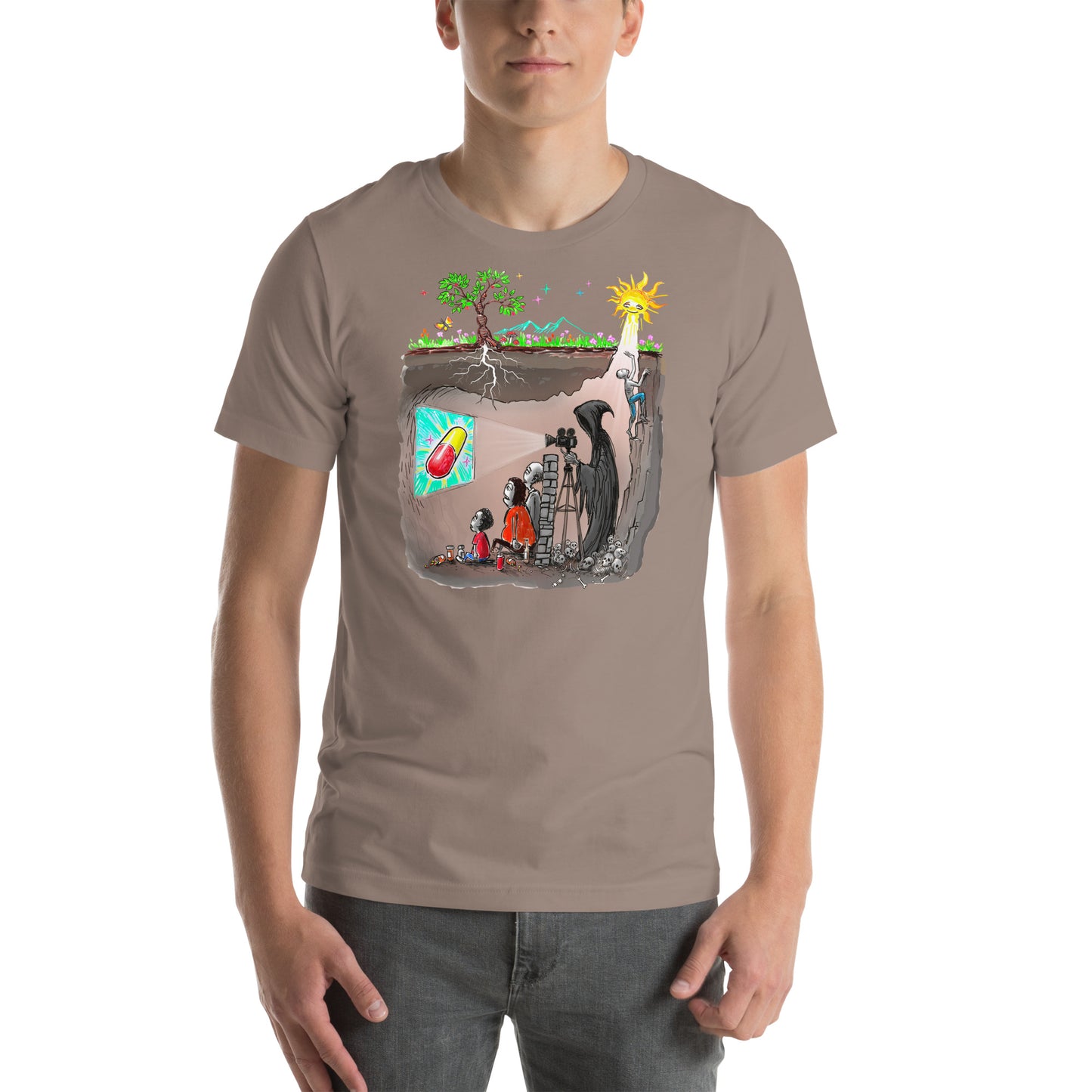 Plato's Cave Unisex t-shirt