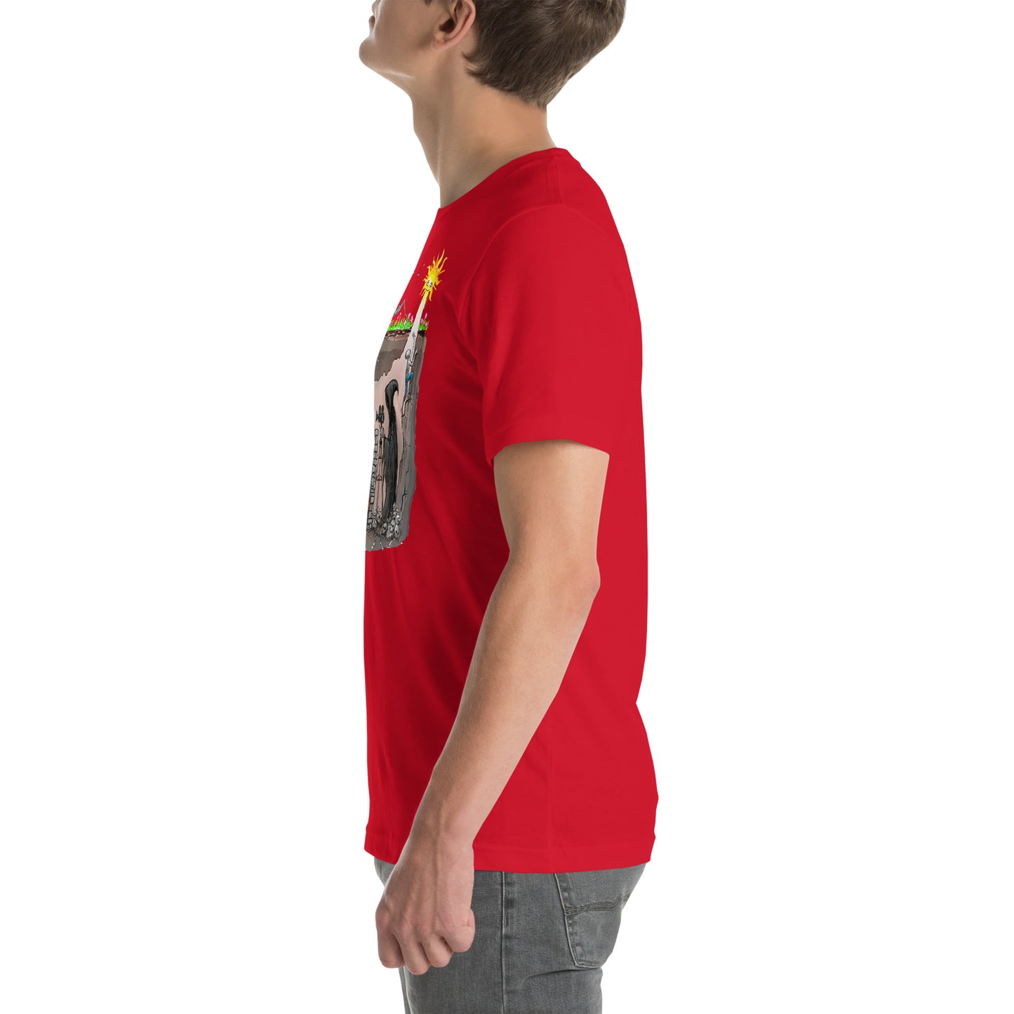 Plato's Cave Unisex t-shirt
