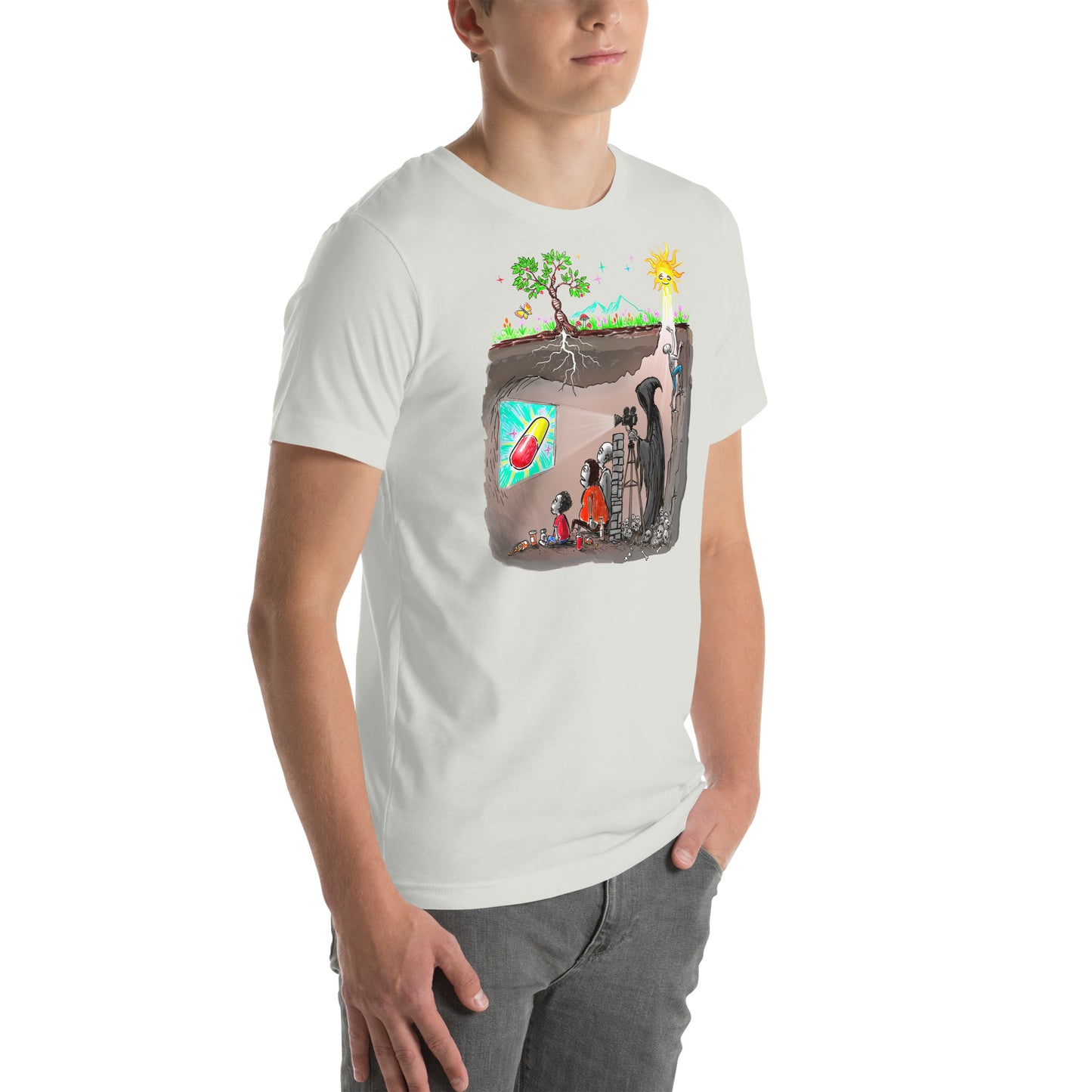 Plato's Cave Unisex t-shirt