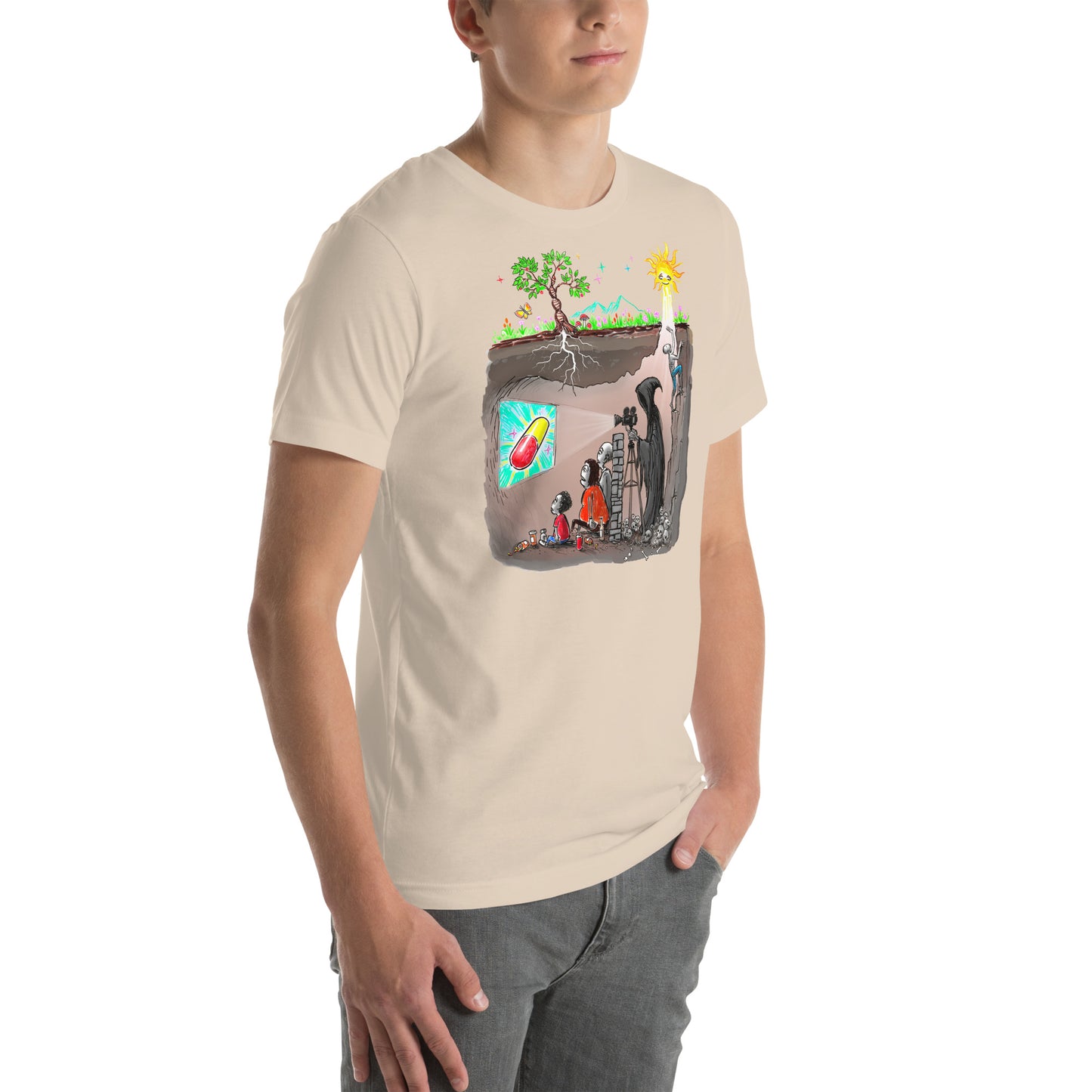 Plato's Cave Unisex t-shirt