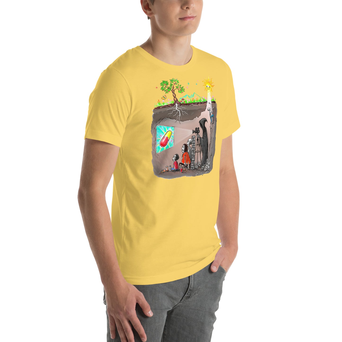 Plato's Cave Unisex t-shirt