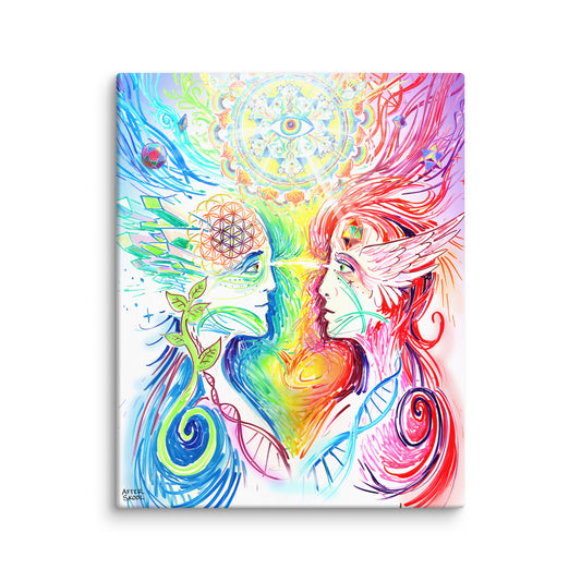 Love & Light Canvas Print