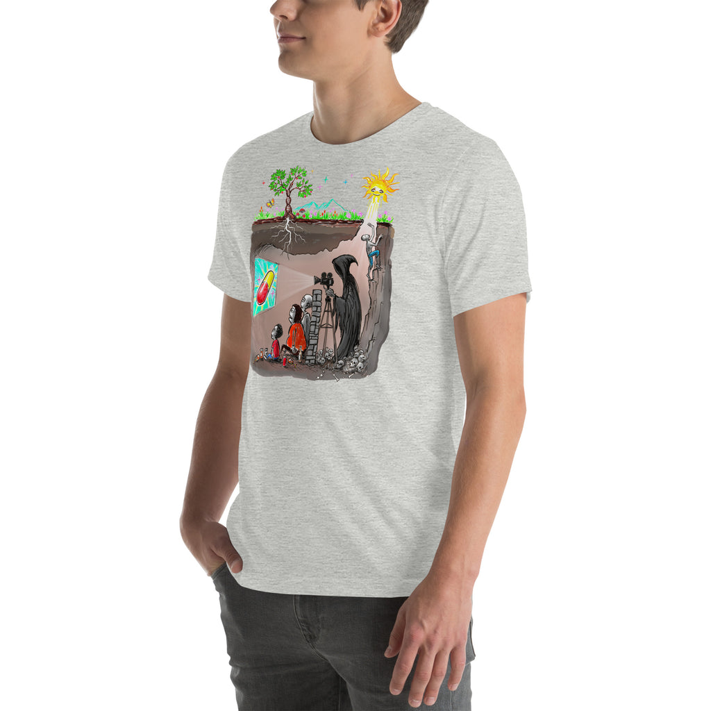 Plato's Cave Unisex t-shirt