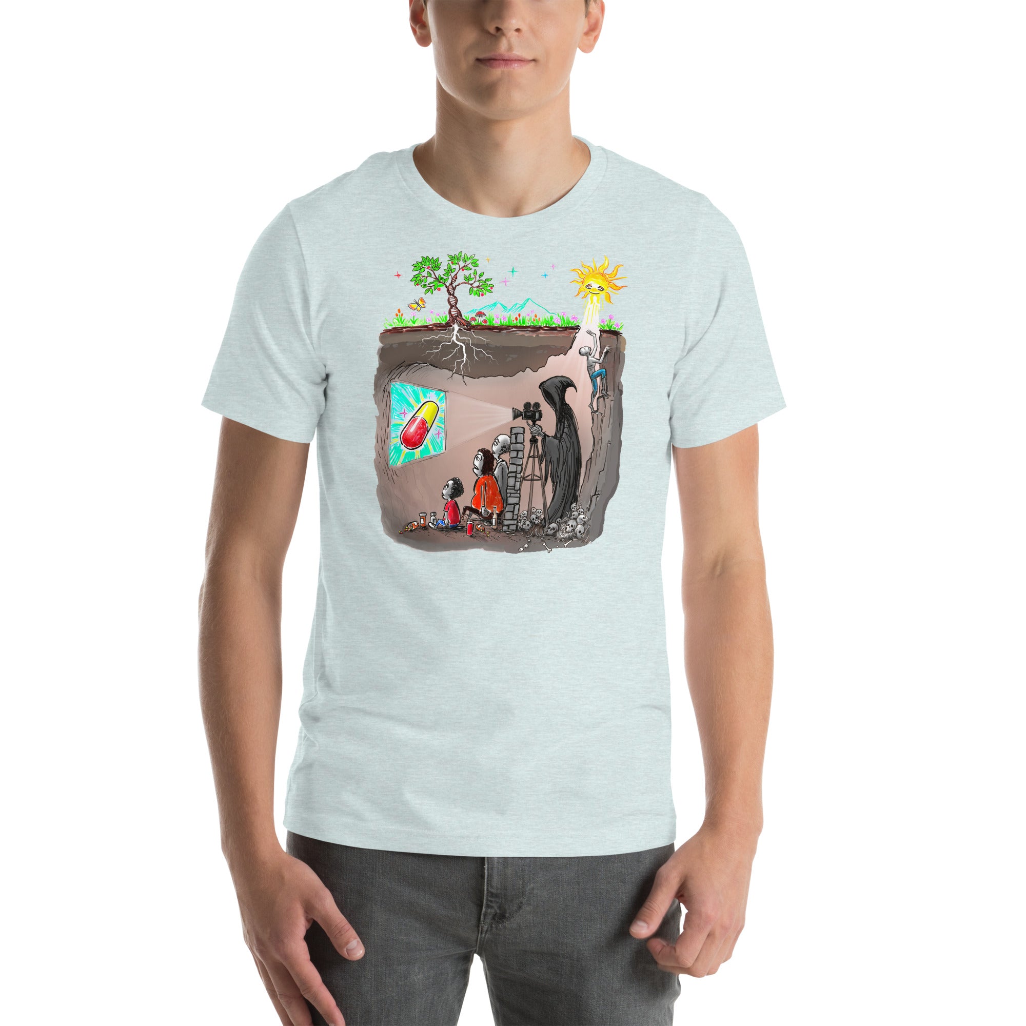 Plato's Cave Unisex t-shirt